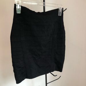 Black pencil skirt